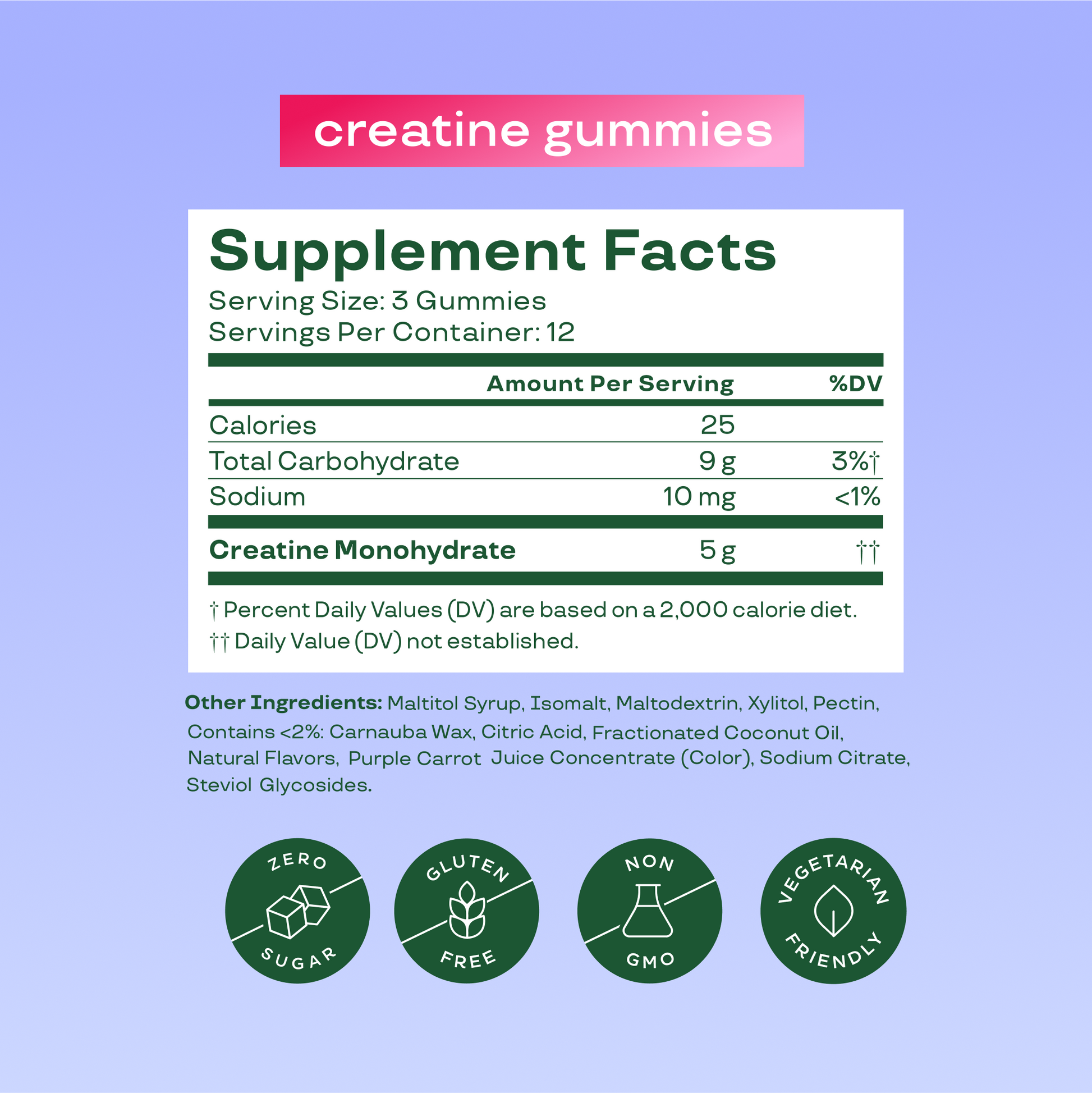 Creatine Gummies B5 image 5