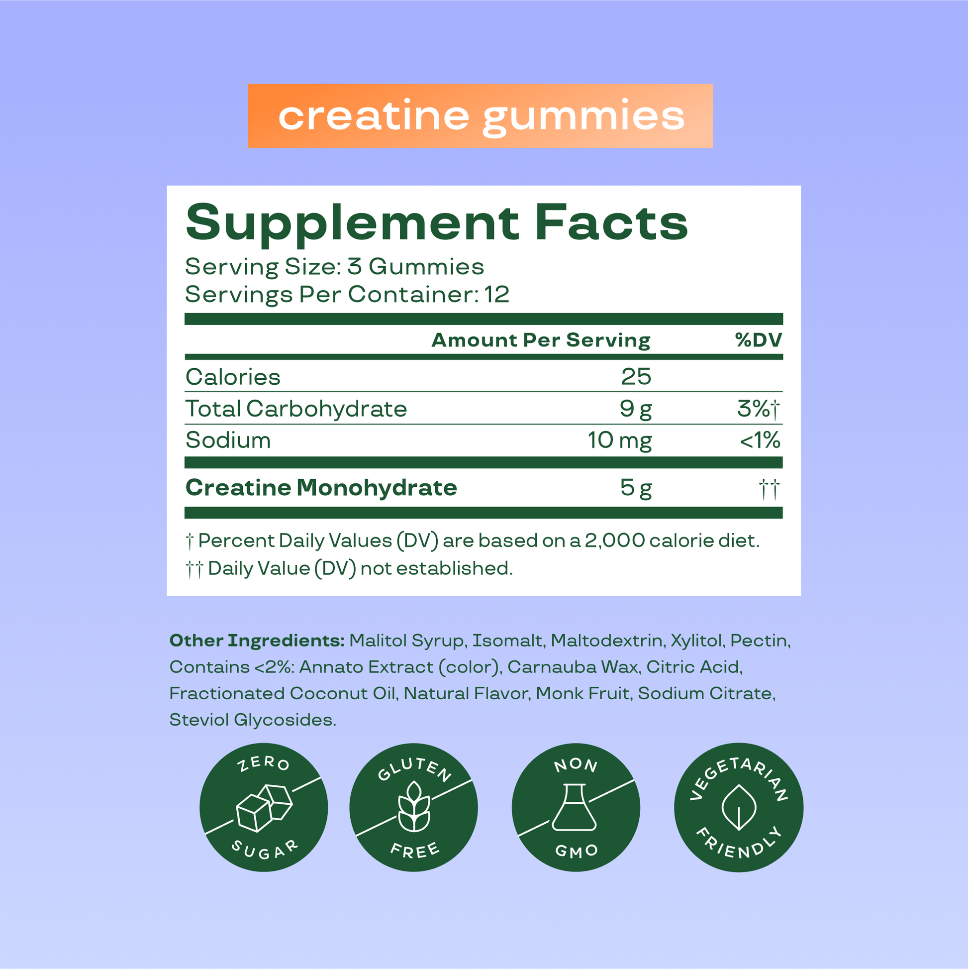 Creatine Gummies B5 image 12